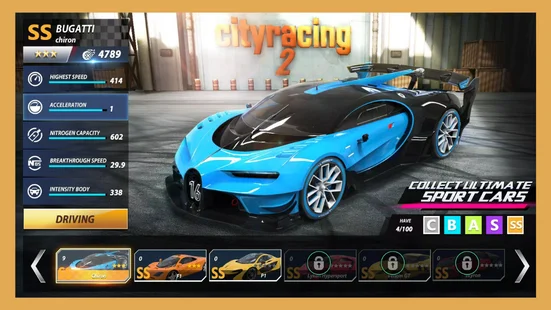 city racing 2 unlimited money and diamond