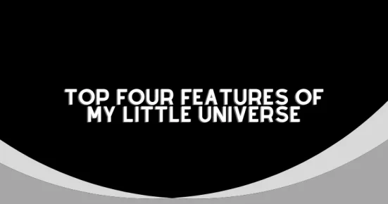 top four features of my little universe